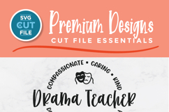 Drama Teacher svg - a speech and drama teacher svg file Product Image 2