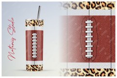 2 US Football Patterns for 20oz SKINNY TUMBLER. Product Image 2