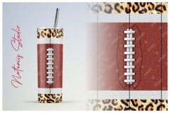 2 US Football Patterns for 20oz SKINNY TUMBLER. Product Image 2