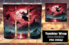 LUXE 20oz Tumbler Graphic for Sublimation , Horror Halloween Product Image 1