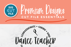 Dance Teacher svg - a tap or ballet teacher svg file Product Image 2