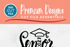 Class of 2027 svg, cute 2027 grad svg, 2027 graduate sen Product Image 2