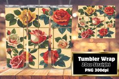 Chic Floral Extravaganza 20oz Tumbler Wraps - Sublime Sublim Product Image 1