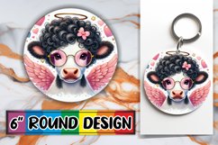 Playful Ornaments Circle Sublimation, Valentines Product Image 1