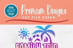 2025 Family Trip svg - Tropical Beach vacation or Holiday Product Image 2