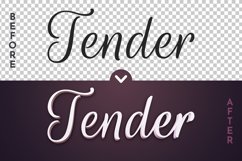Tender - Editable Text Effect, Font Style Product Image 2