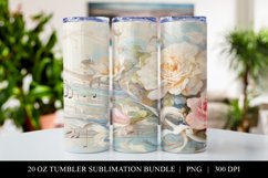 Romantic Melodies 20 oz Skinny Tumbler Sublimation Product Image 1