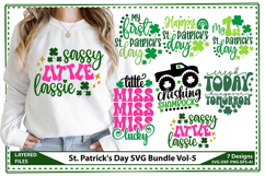 St. Patrick&#039;s Day SVG Bundle, Lucky Shamrock Svg Product Image 1