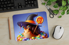 Snail, Halloween Mouse Pad PNG, Cute Pet Gift Product Image 1