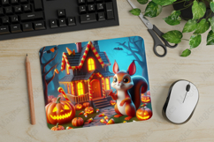 Squirrel, Halloween Mouse Pad PNG, Cute Pet Gift Product Image 1