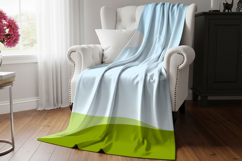blanket on modern chair mockup Product Image 2