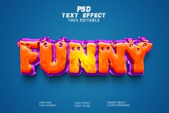 Funny 3d Text Effect PSD File Product Image 1