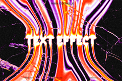 Vibrant Text Effect on Marbleized Background Product Image 1