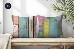 Shabby Cottage Pastel Wood Planks Seamless Digital Paper Product Image 2