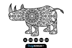 Rhino Mandalas Product Image 1