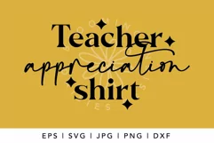 Teacher Appreciation Shirt SVG | Childrens School Shirt Product Image 2
