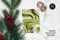 Matcha Latte Swirl Pattern, Creamy Matcha Abstract Paper Product Image 4