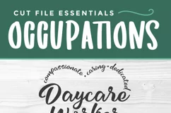 Daycare worker svg for early childhood or childcare workers Product Image 6