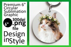 Cat Frenzy Circle Ornament Product Image 1