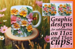 Fresh Dreamy Flower 3D Sublimation 11oz 15oz Product Image 1