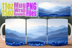 Spring Landscape Mug Wrap - Sublimation Art Product Image 1