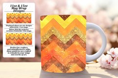 Sparkly Glitter Stripe 11oz/15oz Pattern Mug Wrap Product Image 1