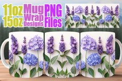 Floral Fantasy Mug Design - Sublimation Elegance Product Image 1