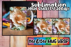 Vibrant Essence Mug Wrap, 11oz 15oz Sublimation Product Image 1