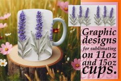 Blossom Harmony: Mug Wrap Sublimation Product Image 1