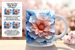 Elegant 3D Flower Mug Series Product Image 1