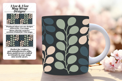 Playful 15oz Mug Wrap Png Artwork , Flowers Product Image 1