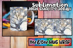 Blossom Symphony Mug Wrap - Colorful Tree Product Image 1
