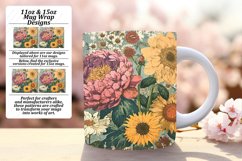 Charming Vintage Spring Mug Sublimation Design 15oz Product Image 1