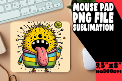 Radiant Desk Pad Sublimation Magic, Monster Product Image 1