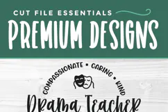 Drama Teacher svg - a speech and drama teacher svg file Product Image 3
