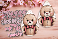 Fresh Teardrop Design for Earrings , Valenines Animals Product Image 1