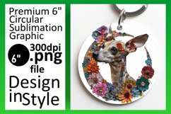 Elegant Dog Sublimation Car Coaster Product Image 1