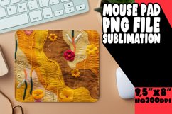 Vibrant Embroidered Floral Sublimation Product Image 1