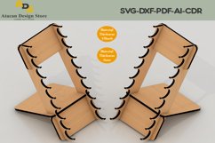 Pen Display Holder / Pencil Stand / Desk organiser Laser Cut Product Image 3