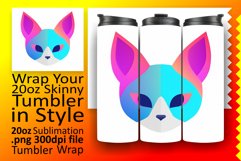 Cat Lovers&#039; Tumbler Paradise: Sublimation Magic Product Image 1