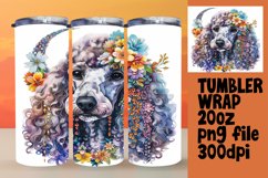 Paw-sitive Pups: Watercolor Tumbler Wrap 20oz Product Image 1