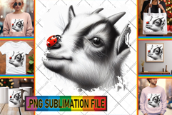 LUMINOUS Tote Bag Sublimation Ideas, Cute Animals Product Image 1