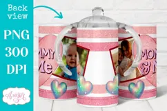 Mommy and Me Photo sippy cup sublimation, 12oz kids tumbler Product Image 2