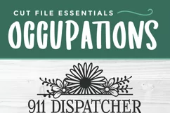 911 Dispatcher floral svg - 911 dispatcher svg with flowers Product Image 3