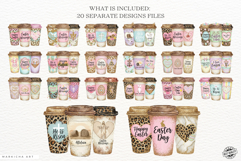 Easter Coffee Cups Clipart Product Image 3