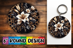 Enchanted Car Coaster Circle, Leopard Prints Product Image 1