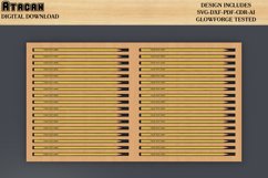 Custom Pencil Jig SVG File / Personalised Digital Pencil Jig Product Image 3