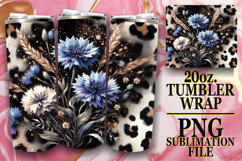 ENCHANTING HORIZONS 20oz TUMBLER WRAP, Leopard Prints Product Image 1