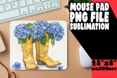 Whimsical Watercolor Mousepad Design PNG Product Image 1