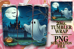 RADIANT ENCOUNTERS 20oz TUMBLER WRAP, Ghost Product Image 1